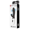PrettyLove Snappy vibrador dual color negro