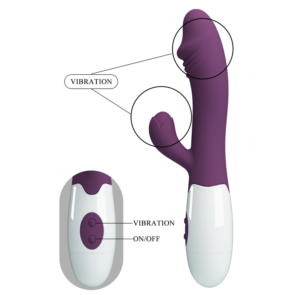 PrettyLove Snappy morado detalle del diseño