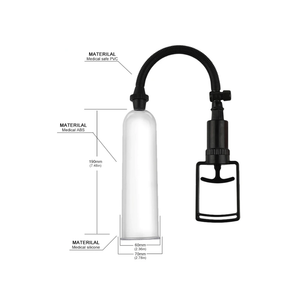 Bomba de Vacío Penis Pump MF1020 componentes