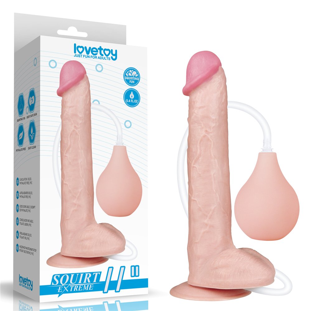 Dildo Eyaculador Squirt Extreme 27 cm Lovetoy